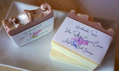 Ultra Luxurious Lilac Silk & Coconut Cream Soap
