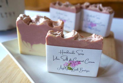 Ultra Luxurious Lilac Silk & Coconut Cream Soap