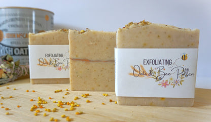 Exfoliating Oats & Bee Pollen Soap