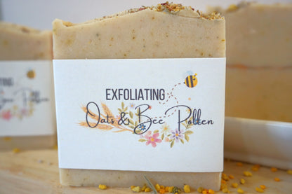 Exfoliating Oats & Bee Pollen Soap