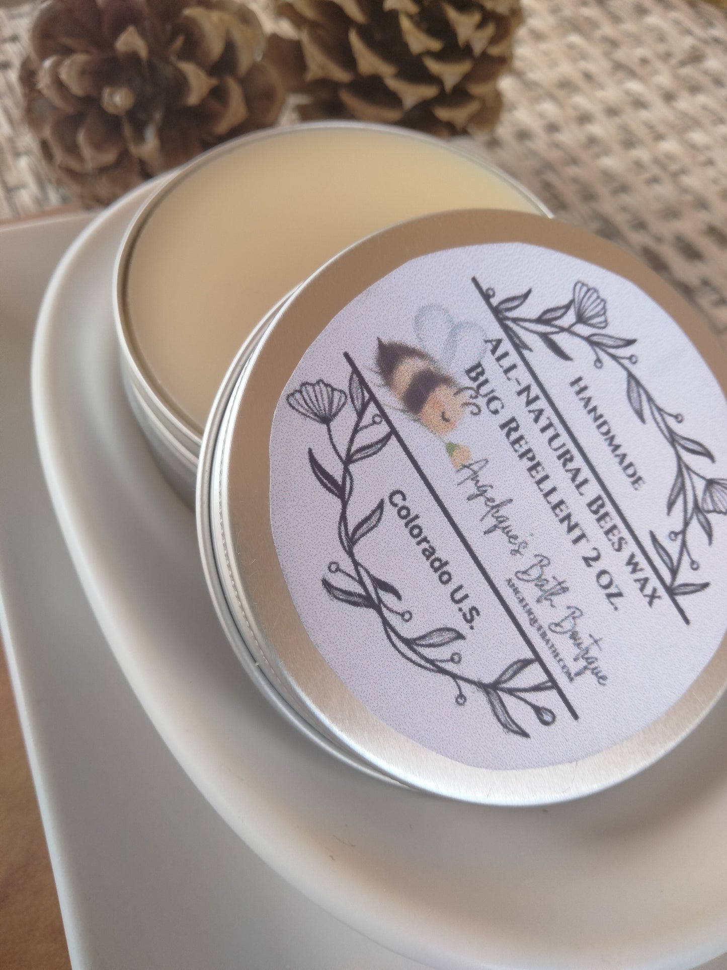 All Natural Bug Repellent salve 2 oz