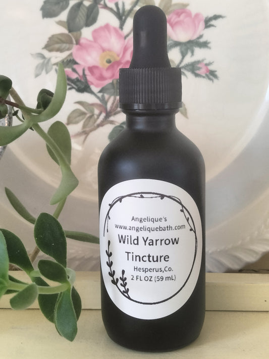 Wildcrafted Yarrow Tincture.                   2 OZ (59 mL)